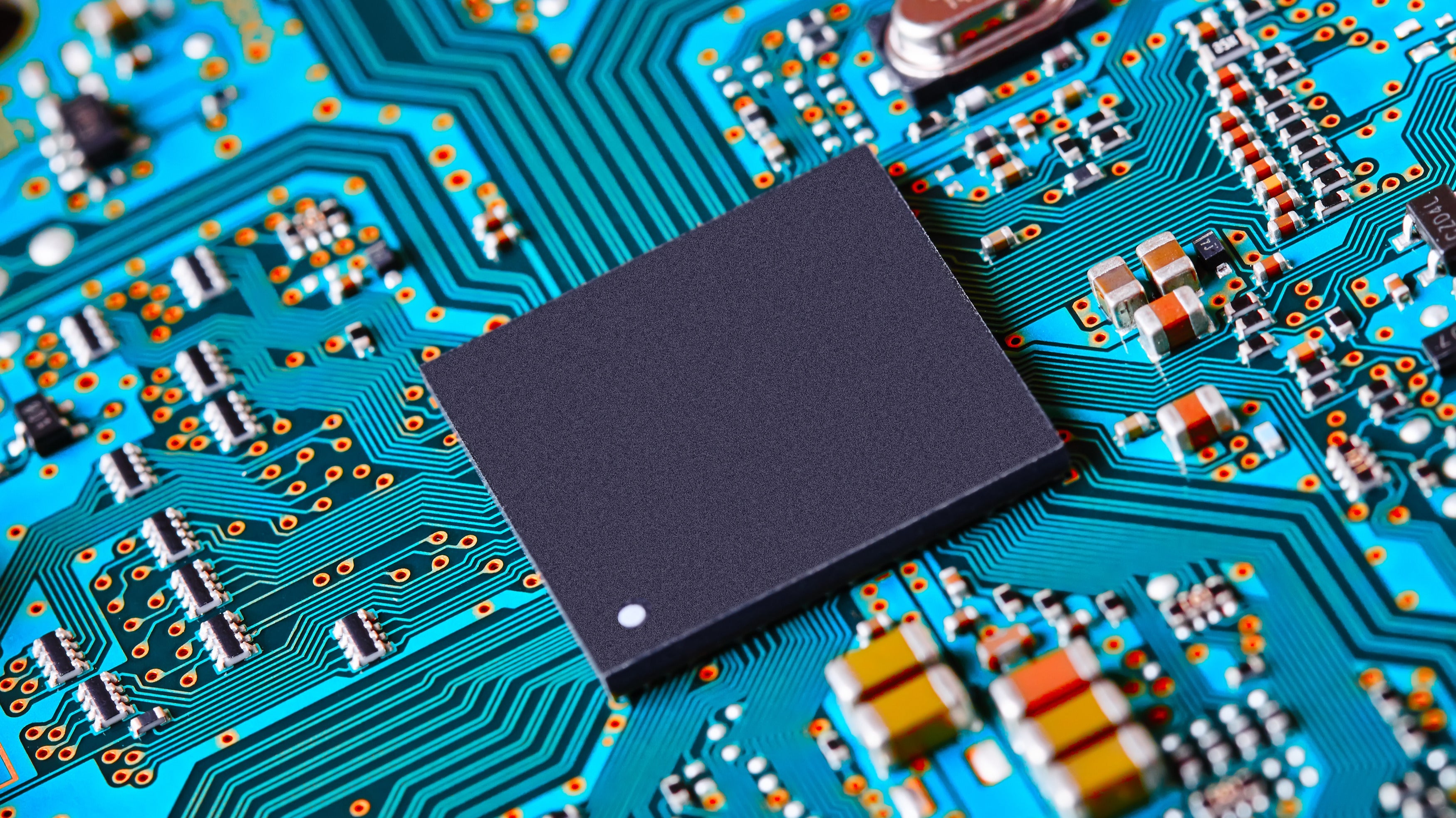 Close-up of a circuit board