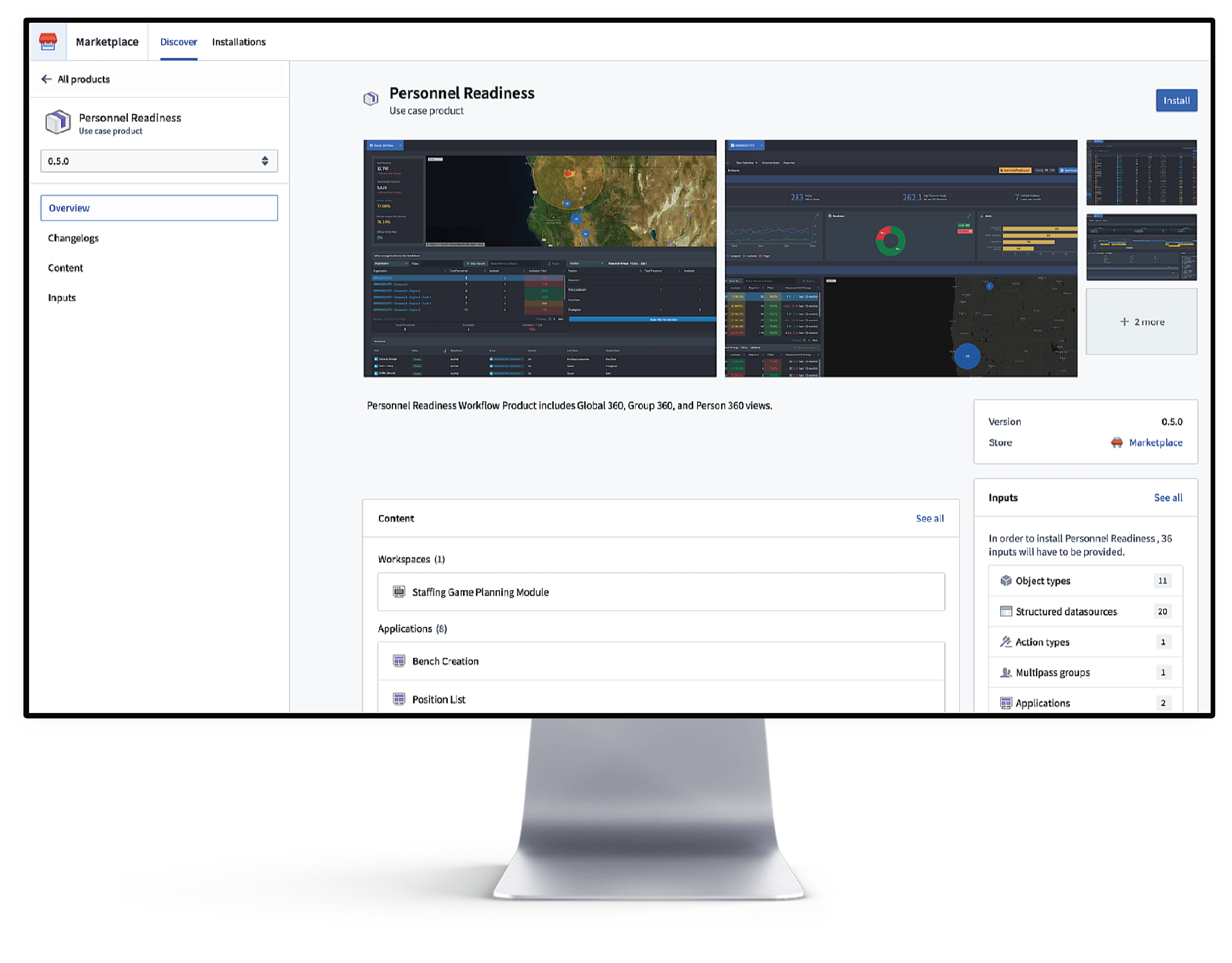 Manage data products