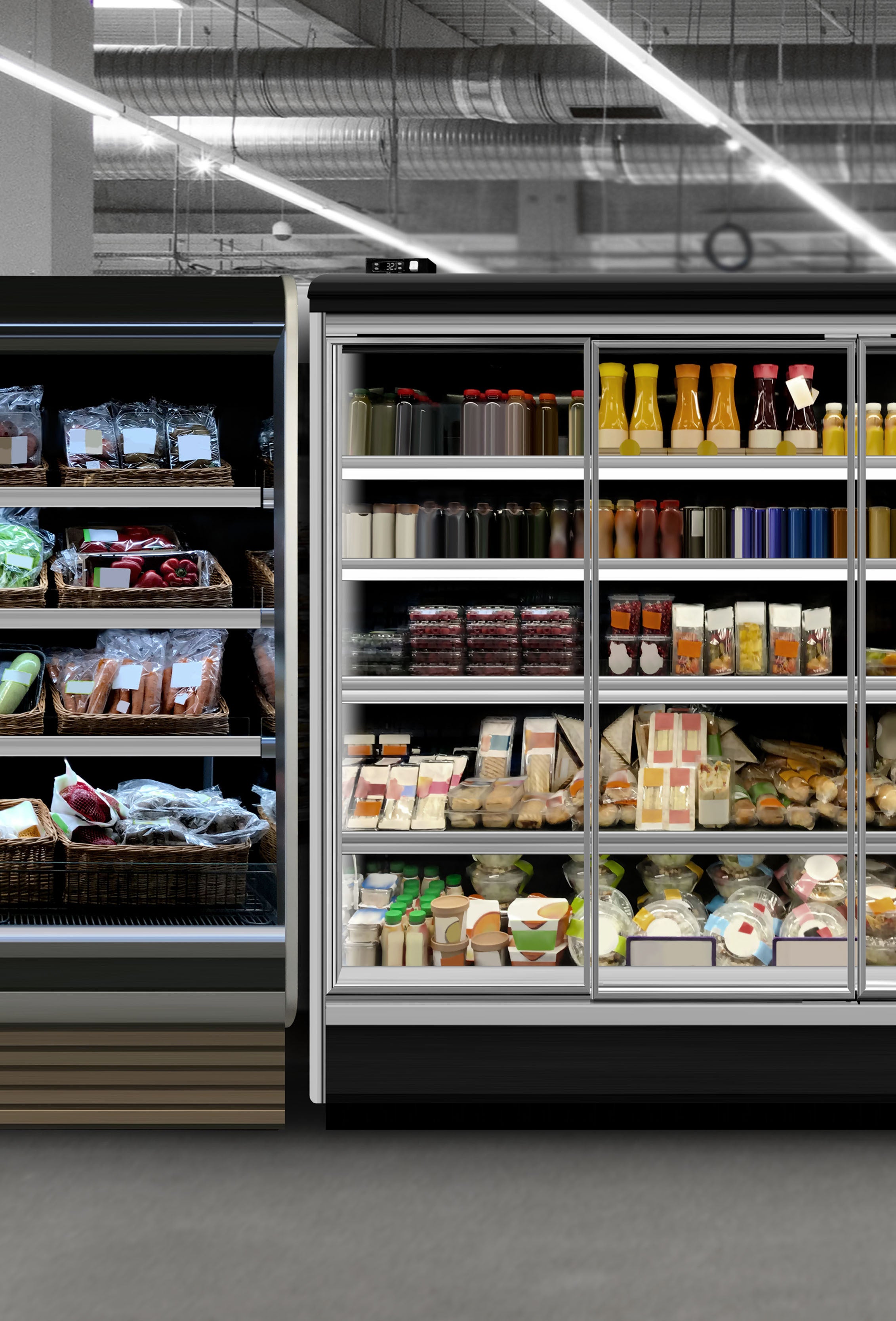 Automated warehouse aisles