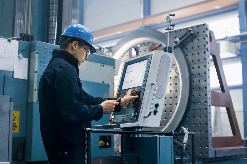 Operator on the production floor