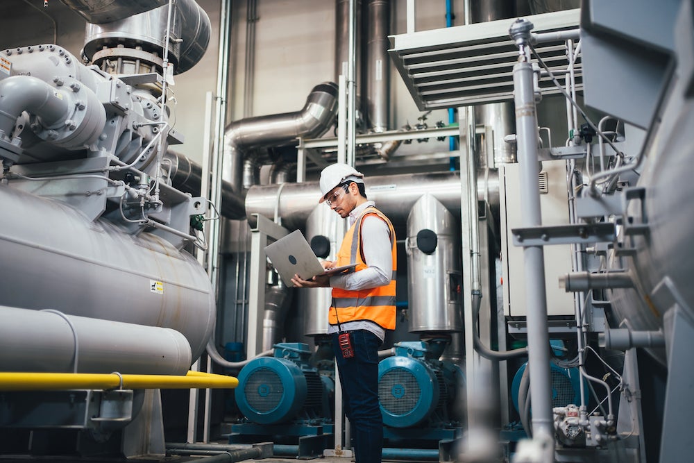 Operator on the factory floor